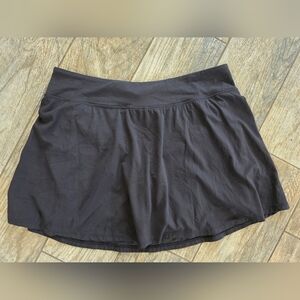Zella Black Women's Athletic Shorts Skort Skirt Large